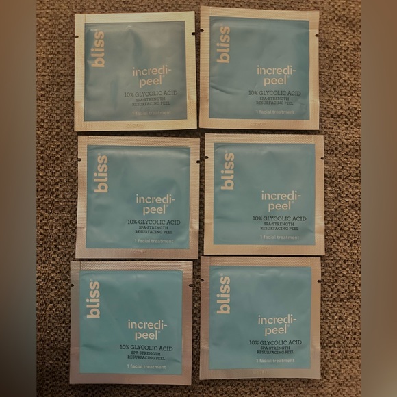 Bliss Incredi-Peel Glycolic Resurfacing Facial Pads - 6 Count - Picture 1 of 4